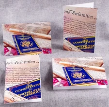 We the People of these United States Set of 4 Blank Photo Notecards