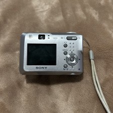 Sony Cybershot DSC-S60 4.1MP Digital Camera Silver Tested