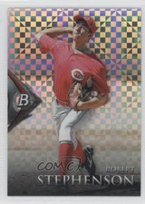 2014 Bowman Platinum Chrome Prospects X-Fractor Robert Stephenson #BPCP100 0a1