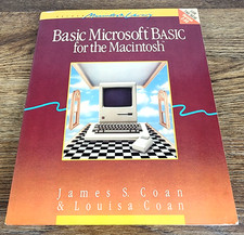 Basic Microsoft Basic Apple Macintosh Coan 1985 First Printing Programming Book
