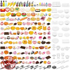 WEHOO Mini Food Drinks Bottles Dollhouse Accessories