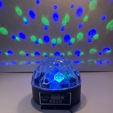 LED Disco Ball DMX  RGB DJ Party Light for Home Events Works No Remote Used