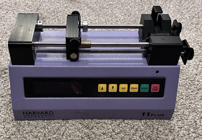Harvard Apparatus 11 Plus Syringe Infusion Pump 98-2410 4-20 Input Alarms