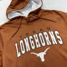 Texas Longhorns Colosseum Active Hoody Sweatshirt Men L Rust Logos