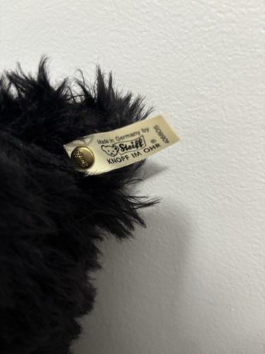 Steiff Titanic “Teddybar”, 1912 Replica, Black Mohair, Growler, Jointed Limbs - Picture 4 of 12