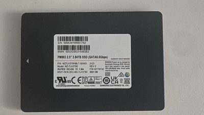 Samsung PM883 3,84TB 6G SATA-SSD 2,5'' - MZ7LH3T8HMLT 00AK5 Gesamtzustand 97-99%