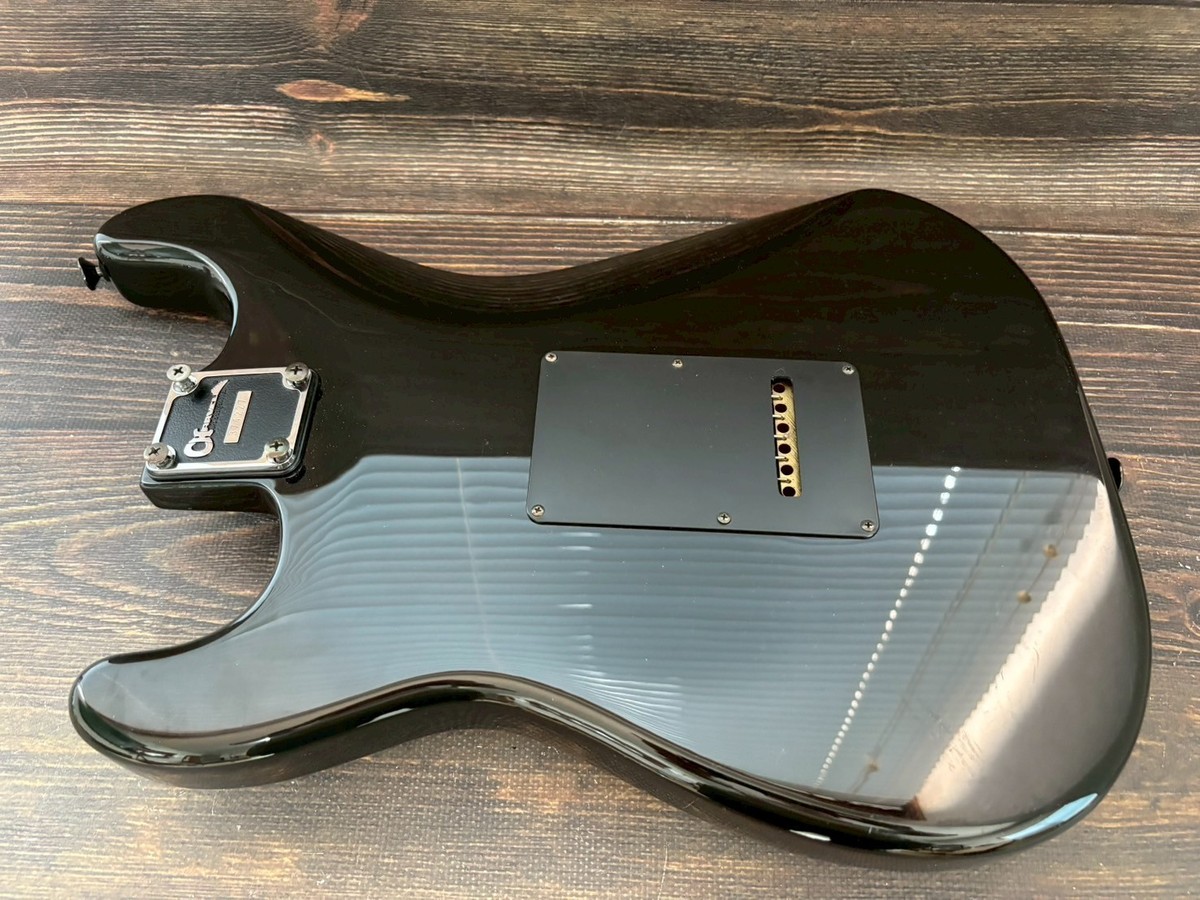 90s Charvel CST-050-SSH Body Stratocaster Type Black w/Plate