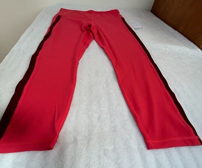 Athleta Elation High Rise Colorblock 7/8 Tight Leggings Red Yoga Pant XL New $99