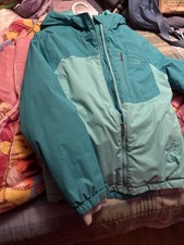 LL Bean Jacket Youth Small 8 Blue Thinsulate Winter Coat Boys Girls Hooded Parka