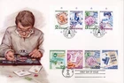 1988 Sc # 2198 and Sweden # 1588A Stamp Collecting Joint FDC