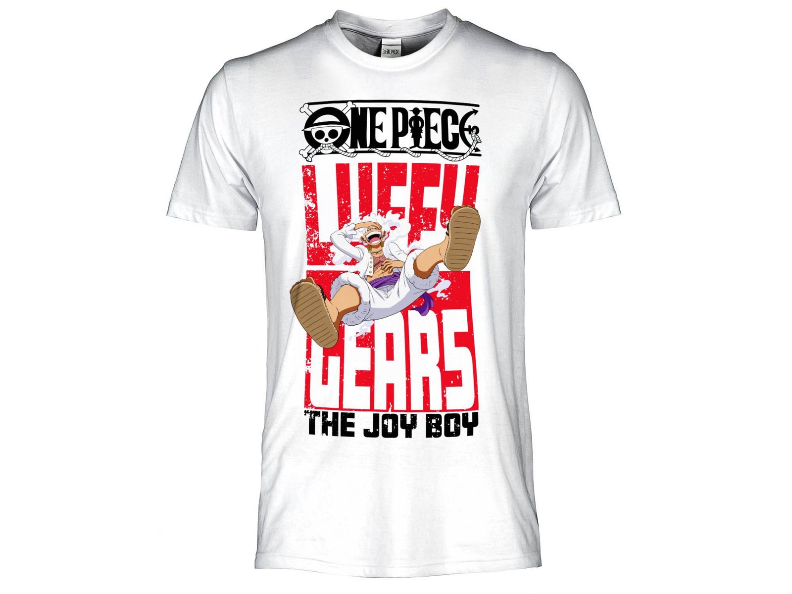 ONE PIECE T-SHIRT Ruffy Gear5 Offizielles T-Shirt Erwachsene ORIGINAL Gear 5