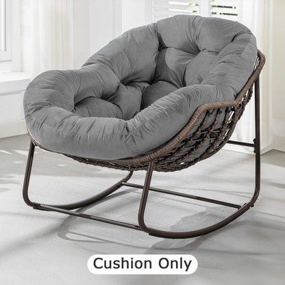 Patio Rocking Chair Cushion Replacement Waterproof Papasan