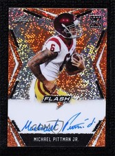 2020 Leaf Flash Orange 4/10 Michael Pittman Jr #BA-MPJ Auto 0s3