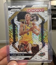  2024 Panini Prizm Monopoly WNBA Lisa Leslie White Millionaire Shimmer  1/1 
