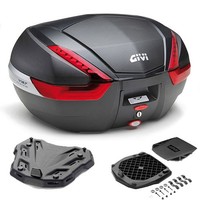 Givi V47NN Koffer 47L + Halteplatte Benelli Leoncino 500 2020-2022 Schwarz