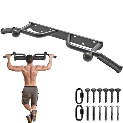 Kipika Heavy Duty Wall Mounted Doorway Pull Up Bar, Multifunctional Chin Up B...