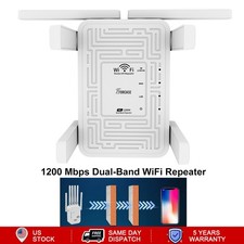 5GHz 867Mbps 5WiFi Extender Repeater Wireless Amplifier Router Signal Booster