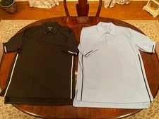 Umpire shirts - PERFECT condition, Qty 2, Smitty brand, black, polo blue, size L