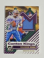 2025 Donruss Warren Moon Canton Kings Game Used Jersey #WMN #/425
