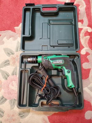 Hitachi 1/2 Inch Hammerdrill W/ Hard Case In Good Used Condition Model FDV 16VB2