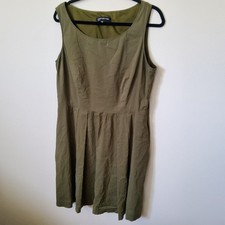 Jones New York Sundress Olive Green size 16