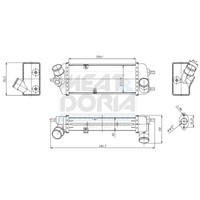 Meat & Doria LadeluftküHler LLK FüR KIA Rio II 1.5 Crdi Hyundai Accent III JB