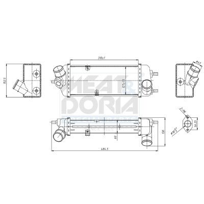 Meat & Doria LadeluftküHler LLK FüR KIA Rio II 1.5 Crdi Hyundai Accent III JB-image