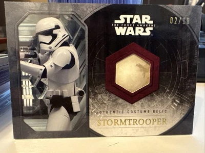 2015 Topps Star Wars Force Awakens Costume Relic Stormtrooper Seat Piece 2/10! - Image 1 of 4