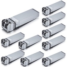 10Gtek [10 Pack 10Gb SFP+ SR Multimode Module 300-meter, 10GBase-SR LC