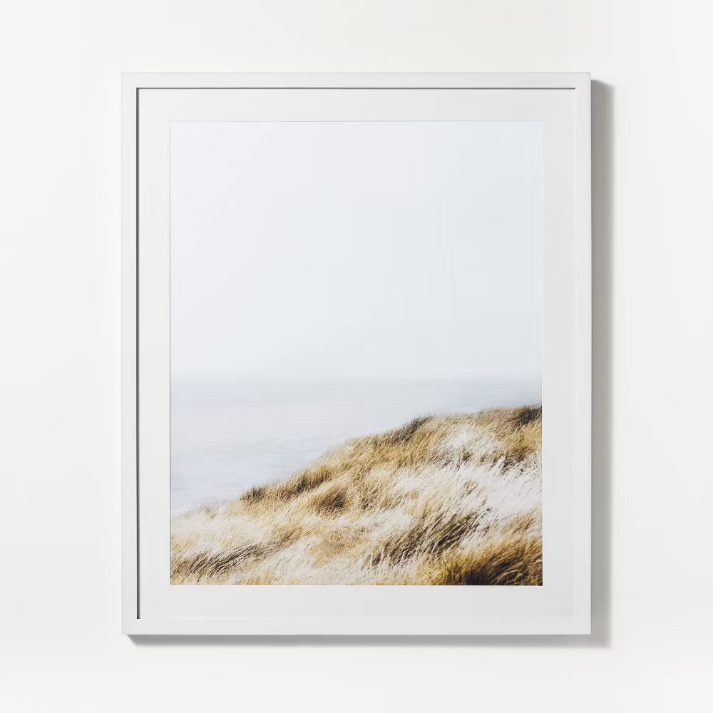 30 x 36 Cold Beach Framed Wall Art - Threshold designed with 11090₽