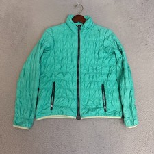 Under Armour Jacket Youth Size XL Light Teal Blue Full Zip Primaloft Infrared