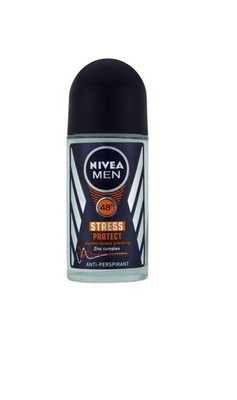 NIVEA for Men Antiperspirants Stress Protect Rollon - 1.69 Ounces (Pack of 3)