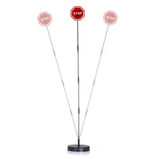 Amiss Flashing LED Stop Sign for Garage Parking Assist, Parking Stopper for G...