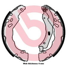 Bremsbackensatz hinten für Citroen C4 0B DS3 SA | 24017607