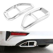 Silber Auspuffblenden Edelstahl Abdeckung Auspuff f�r BMW 3 series G20   G28
