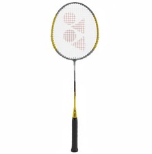 REDUCED  Yonex YY GR 301 Badminton Racquet Strung  Silver/Yellow 