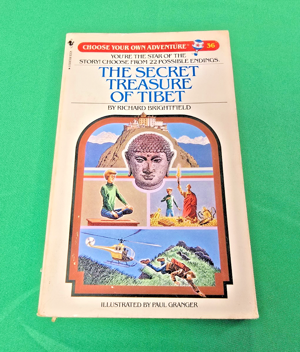 The Secret Treasure of Tibet **1st/1st EDITION!!** Choose Your Own Adventure #36