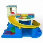 Vintage 1990 Fisher-Price Little People Action Garage #2553 – 2 People / 2 Cars