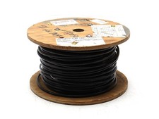 M22759/16-6-0 6AWG ETFE Tefzel Jacketed Wire, Black, Sold by the Foot