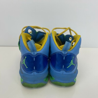 Air Jordan Melo M9 Easter Basketball Shoes Poison Green University Blue Men 9.5 Jordan Melo M9 University Blue Poison Green for Sale  main image 4