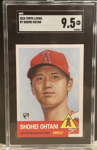 2018 Topps Living Set  Shohei Ohtani RC  SGC MT+ 9.5