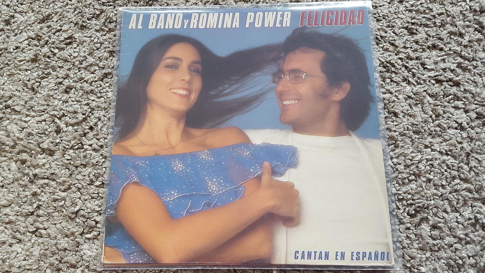 Al Bano & Romina Power - Felicidad Vinyl LP SUNG IN SPANISH