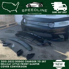 2015-2023 Dodge Charger To SRT Hellcat Style Front Bumper Cover Conversion