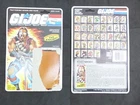 Vintage 1986 G.I. Joe Monkeywrench Full UNCUT File Card Back GI Dreadnok ARAH