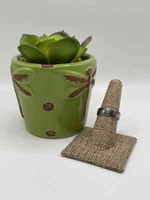 Handmade and Crafted Quarter Ring size 7 marked Idaho 2007