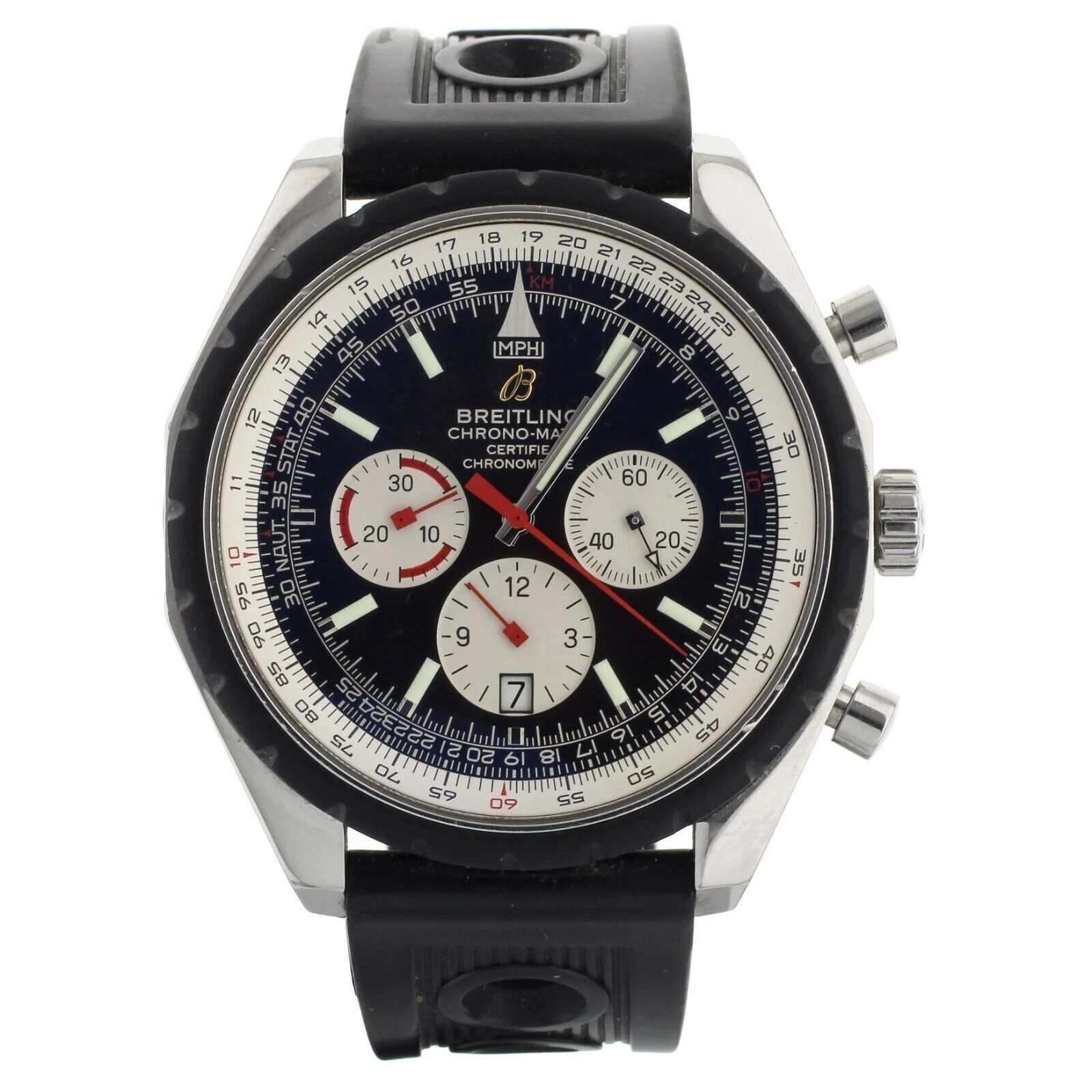 Breitling Chronomat Rubber Case Wristwatches