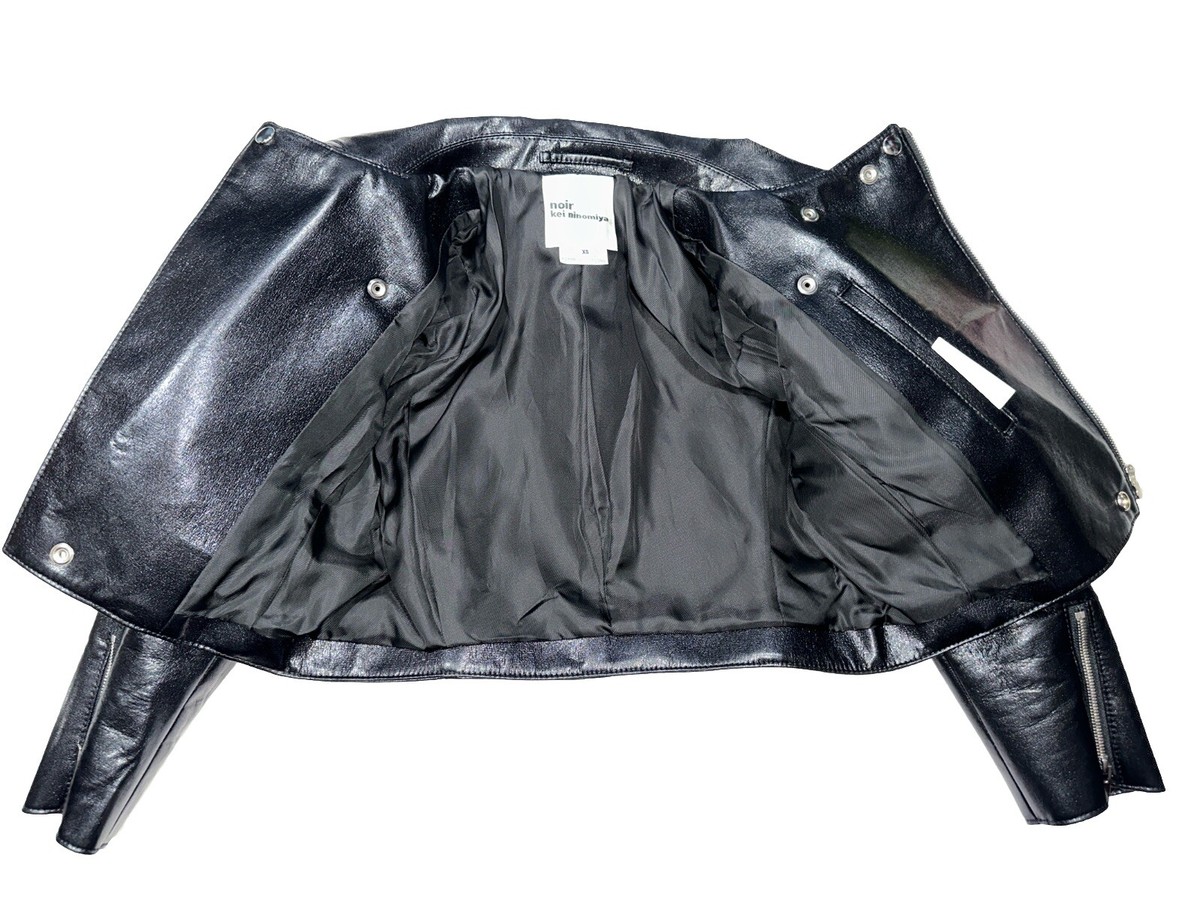 comme des garcons noir kei ninomiya 合成皮革 noir kei ninomiya 合皮ボンディングジャケット [3M-J008-051