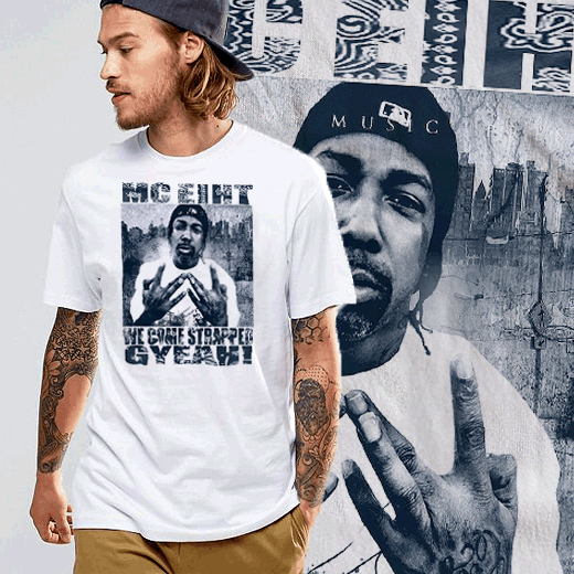 Hip Hop t-shirt Street Hustle West coast MC 90s Gangsta rap Hip Hop t-shirt Street Hustle West coast MC 90s Gangsta rap