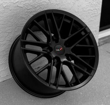 Satin Black C6 Zr1 Style Wheels  18/19