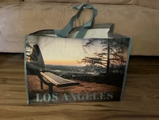 COSTCO ECO LOS ANGELES REUSABLE BAGS (2) PACK TWO BAGS (1) Large (1) X-Large